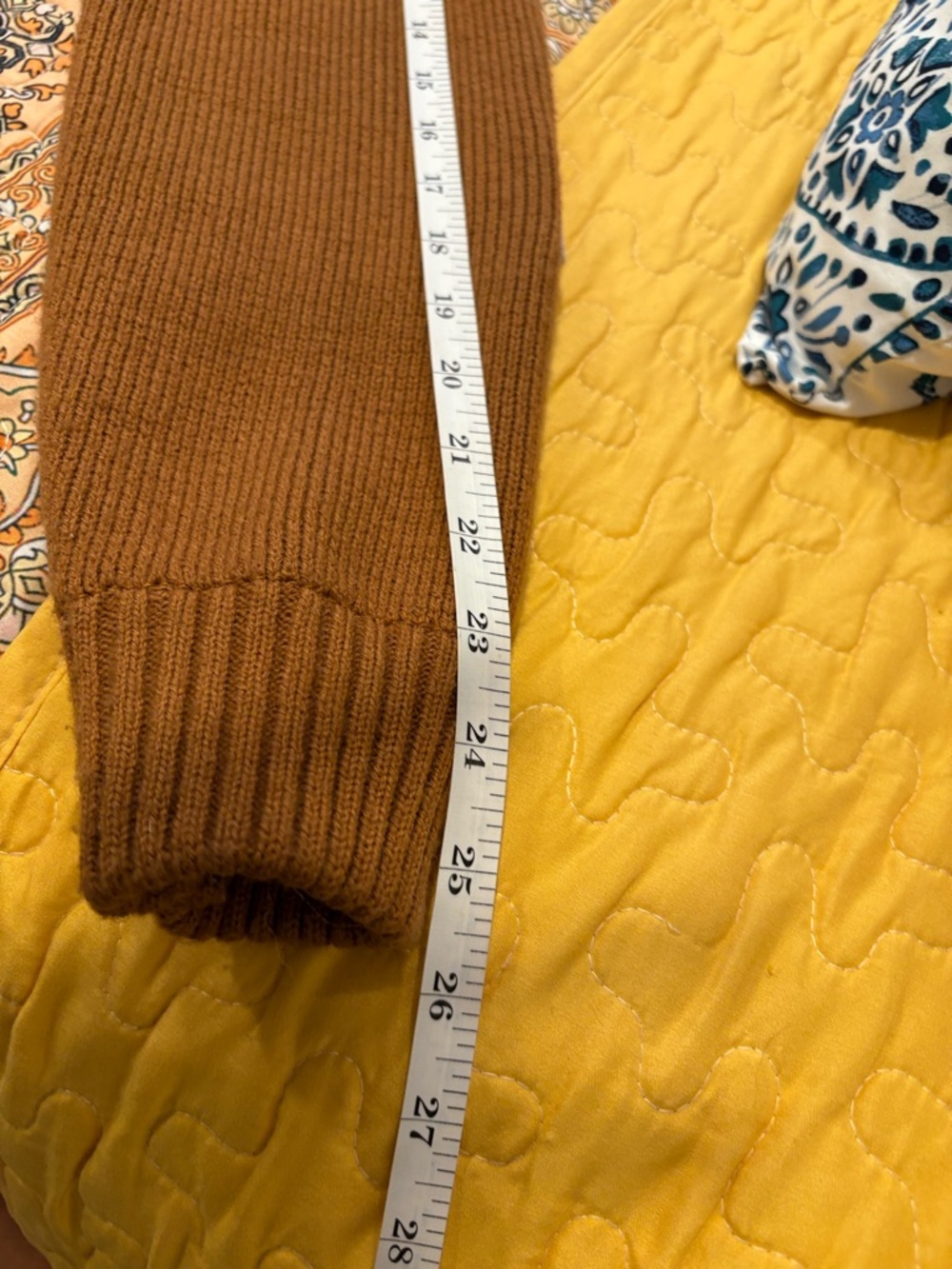 1970s suede sweater jacket western style - Picture 9 of 9
